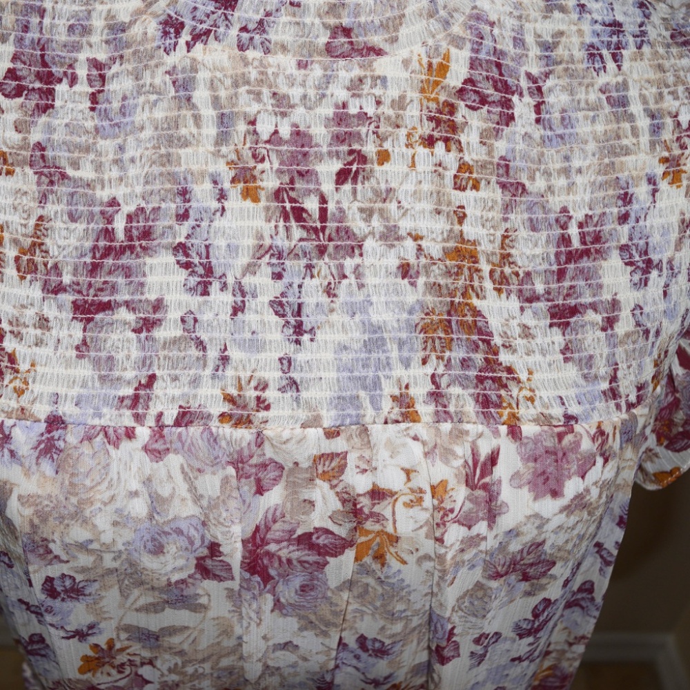 NWT TRIXXI Junior smocked mock neck shift dress - Picture 4 of 7